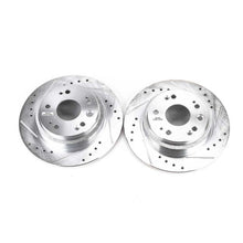 Load image into Gallery viewer, Power Stop 02-04 Acura RL Rear Evolution Drilled &amp; Slotted Rotors - Pair Brake Rotors - Slot &amp; Drilled PowerStop   
