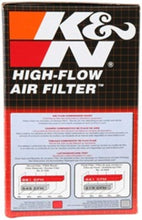 Load image into Gallery viewer, K&amp;N Universal Custom Air Filter - Oval Shape 2in Neck Flange / 5.25in ID / 2.5in Height - Red Air Filters - Direct Fit K&amp;N Engineering   
