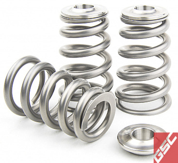 GSC P-D Toyota 2JZ-GTE Extreme Pressure Single Conical Valve Spring and Ti Retainer Kit Valve Springs, Retainers GSC Power Division