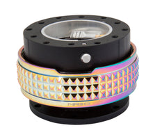 Load image into Gallery viewer, NRG Quick Release Kit - Pyramid Edition - Black Body / Neochrome Pyramid Ring Quick Release Adapters NRG
