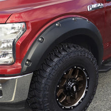 Load image into Gallery viewer, Bushwacker 18-20 Ford F-150 (Excl Models w/Tech Pkg) Pocket Style Flares 4pc - Agate Black Met Fender Flares Bushwacker
