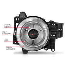 Load image into Gallery viewer, ANZO 2007-2013 Toyota Fj Cruiser Projector Headlights w/ Halo Chrome Headlights ANZO
