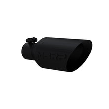 Load image into Gallery viewer, MBRP Universal Dual Wall Angle Rolled End Tip 4-1/2in OD / 2-1/2in Inlet / 11in Length - Black Tips MBRP
