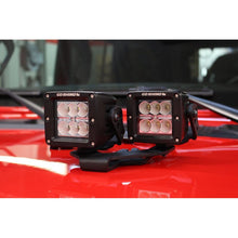 Load image into Gallery viewer, Go Rhino 18-20 Jeep Wrangler JL/JLU/Gladiator JT Light Mount - Two 3in Cubes Light Mounts Go Rhino
