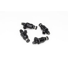 Load image into Gallery viewer, DeatschWerks Universal 800cc Low Impedance 11mm Upper Injector - Set of 4 Fuel Injector Sets - 4Cyl DeatschWerks
