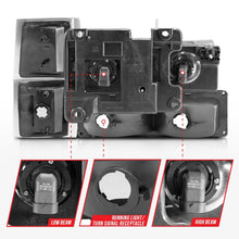 Load image into Gallery viewer, ANZO 88-98 Chevrolet C1500 Crystal Headlights Black Headlights ANZO

