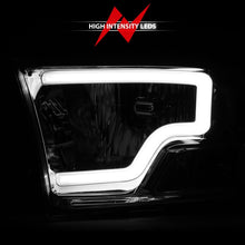 Load image into Gallery viewer, ANZO 2009-2018 Dodge Ram 1500/ 2500/ 3500 Crystal Headlights w/ Light Bar Chrome Housing Headlights ANZO
