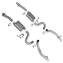 Load image into Gallery viewer, BBK 87-93 Mustang GT Cat Back Kit Varitune Mufflers - Aluminized turn downs Catback BBK

