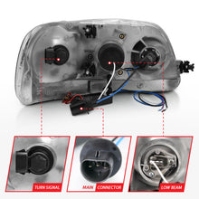 Load image into Gallery viewer, ANZO 1997-2003 Ford F-150 Projector Headlights w/ Halo Black (CCFL) Headlights ANZO
