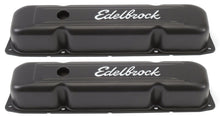 Load image into Gallery viewer, Edelbrock Valve Cover Signature Series Chrysler 1958-1979 361-440 V8 Black Valve Covers Edelbrock
