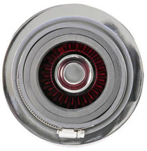 Load image into Gallery viewer, K&amp;N Universal Air Filter Chrome Round Tapered Red - 4in Flange ID x 1.125in Flange Length x 5.5in H Air Filters - Universal Fit K&amp;N Engineering   
