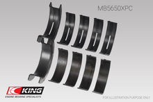 Load image into Gallery viewer, King Ford 370/ 429/ 460 16V OHV (Size .001) pMaxKote Coated Main Bearing Set Bearings King Engine Bearings
