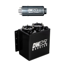 Load image into Gallery viewer, DeatschWerks 2.5L Modular Surge Tank (Incl. 1 DW250iL In-Line Fuel Pump) Surge Tanks DeatschWerks
