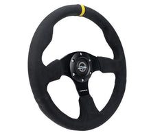 Load image into Gallery viewer, NRG Reinforced Steering Wheel (320mm) Alcantara Steering Wheel w/ Black Stitching Steering Wheels NRG
