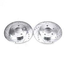 Load image into Gallery viewer, Power Stop 05-09 Buick Allure Rear Evolution Drilled &amp; Slotted Rotors - Pair Brake Rotors - Slot &amp; Drilled PowerStop
