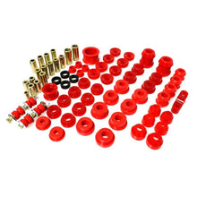 Load image into Gallery viewer, Energy Suspension 92-95 Honda Civic/CRX / 93-97 Honda Del Sol (including VTEC) Red Hyper-Flex Master Bushing Kits Energy Suspension
