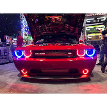Load image into Gallery viewer, Oracle 08-14 Dodge Challenger Dynamic Surface Mount Headlight Halo Kit - - Dynamic SEE WARRANTY Fog Lights ORACLE Lighting
