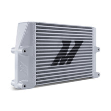 Load image into Gallery viewer, Mishimoto Heavy-Duty Oil Cooler - 10in. Same-Side Outlets - Silver Oil Coolers Mishimoto
