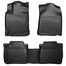 Load image into Gallery viewer, Husky Liners 2012 Toyota Camry WeatherBeater Combo Black Floor Liners Floor Mats - Rubber Husky Liners

