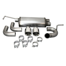 Load image into Gallery viewer, JBA 07-18 Jeep Wrangler JK 3.8L/3.6L 304SS Dual Rear Exit Axle Back Exhaust Axle Back JBA
