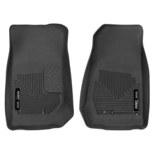 Load image into Gallery viewer, Husky Liners 2007-2014 Jeep Wrangler (2Dr/4Dr Unlimited) X-Act Contour Black Front Floor Liners Floor Mats - Rubber Husky Liners
