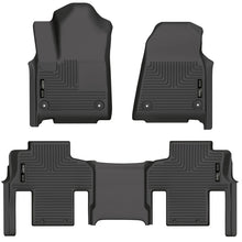 Load image into Gallery viewer, Husky Liners 2022 Jeep Grand Wagoneer Weatherbeater Black Front &amp; 2nd Seat Floor Liners Floor Mats - Rubber Husky Liners
