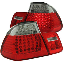 Load image into Gallery viewer, ANZO 1999-2001 BMW 3 Series E46 LED Taillights Red/Clear 4pc Tail Lights ANZO
