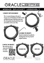 Load image into Gallery viewer, Oracle Jeep Wrangler JL/ Gladiator JT Adjustable 7in. Headlight Brackets (Pair) SEE WARRANTY Light Mounts ORACLE Lighting

