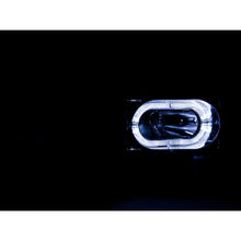 Load image into Gallery viewer, ANZO 1988-1998 Chevrolet C1500 Crystal Headlights Black w/ Halo Headlights ANZO
