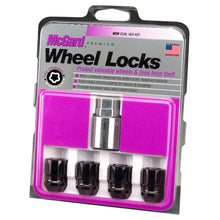 Load image into Gallery viewer, McGard Wheel Lock Nut Set - 4pk. (Cone Seat) 1/2-20 / 3/4 &amp; 13/16 Dual Hex / 1.28in. Length - Black Lug Nuts McGard
