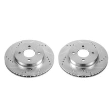 Load image into Gallery viewer, Power Stop 12-19 Nissan Versa Front Evolution Drilled &amp; Slotted Rotors - Pair Brake Rotors - Slot &amp; Drilled PowerStop   
