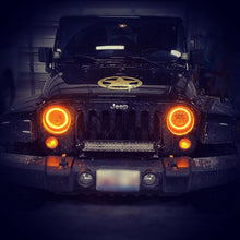 Load image into Gallery viewer, Oracle 7in High Powered LED Headlights - Black Bezel - Dynamic - Dynamic SEE WARRANTY Headlights ORACLE Lighting
