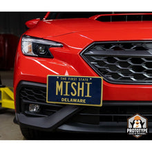 Load image into Gallery viewer, Mishimoto 2022+ Subaru WRX License Plate Relocation Kit Tow Hooks Mishimoto
