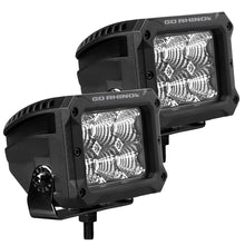 Load image into Gallery viewer, Go Rhino Xplor Bright Series Rectangle LED Flood Light Kit (Surface/Thread Std Mnt) 4x3 - Blk (Pair) Light Bars &amp; Cubes Go Rhino   
