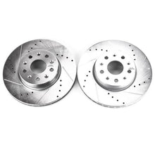 Load image into Gallery viewer, Power Stop 16-19 Chevrolet Camaro Front Evolution Drilled &amp; Slotted Rotors - Pair Brake Rotors - Slot &amp; Drilled PowerStop
