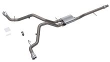 Load image into Gallery viewer, QTP 14-18 Chevy Silverado 1500 4.8L/5.3L EC/CC SB 304SS Scrmr Cat-Back Rear Split Exit w/4.5in Tips Catback QTP
