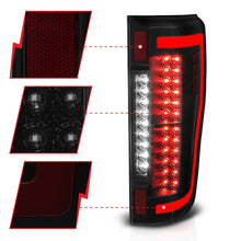 Load image into Gallery viewer, ANZO 2017+ Ford F-250 LED Taillights - Black/Smoke Tail Lights ANZO
