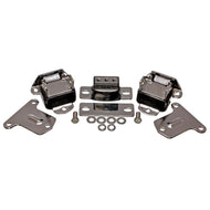 Energy Suspension 69-71 Camaro / 70-73 Monte Carlo Black Motor and Transmision Mounts; Chrome Finish Bushing Kits Energy Suspension