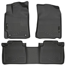 Load image into Gallery viewer, Husky Liners 2012 Toyota Camry WeatherBeater Combo Black Floor Liners Floor Mats - Rubber Husky Liners
