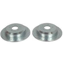 Load image into Gallery viewer, Power Stop 07-12 Hyundai Veracruz Rear Evolution Drilled &amp; Slotted Rotors - Pair Brake Rotors - Slot &amp; Drilled PowerStop   
