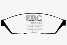 Load image into Gallery viewer, EBC 82-84 Honda Civic Hatchback 1.3 (4 Speed) Greenstuff Front Brake Pads Brake Pads - Performance EBC   
