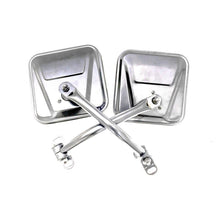 Load image into Gallery viewer, Rampage 1955-1983 Jeep CJ5 Side Mirrors - Stainless Side Mirrors Rampage
