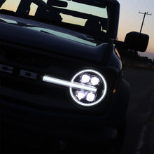 Load image into Gallery viewer, AlphaRex 21-23 Ford Bronco NOVA LED Projector Headlights Black Headlights AlphaRex

