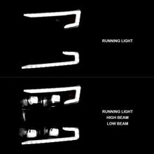 Load image into Gallery viewer, ANZO 19-22 Chevrolet Silverado 1500 LED Proj HL w/Lgt Bar SwBk Seq. Blk w/In. Light - Passenger Side Headlights ANZO
