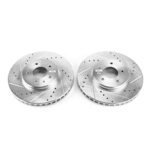 Load image into Gallery viewer, Power Stop 09-11 Cadillac STS Front Evolution Drilled &amp; Slotted Rotors - Pair Brake Rotors - Slot &amp; Drilled PowerStop

