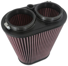 Load image into Gallery viewer, K&amp;N Universal Clamp-On Air Filter 3-1/8in Dual FLG  8-7/8in X 5-3/16 B 6-1/4in X 4IN T, 9inH W/STUD Air Filters - Universal Fit K&amp;N Engineering   
