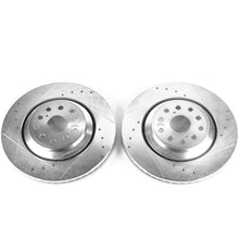 Load image into Gallery viewer, Power Stop 07-17 Lexus LS460 Front Evolution Drilled &amp; Slotted Rotors - Pair Brake Rotors - Slot &amp; Drilled PowerStop   
