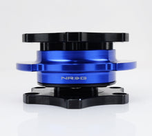 Load image into Gallery viewer, NRG Race Short Hub Datsun - Black Body Blue Ring Quick Release Adapters NRG
