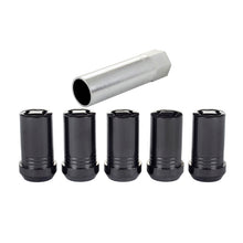 Load image into Gallery viewer, McGard Wheel Lock Nut Set - 5pk. (Cone Seat Tuner) M14X1.5 / 22mm Hex / 1.648in OAL - Black Lug Nuts McGard
