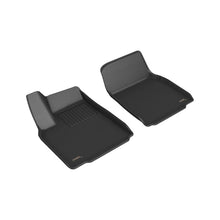 Load image into Gallery viewer, 3D MAXpider 2022 Tesla Model X Kagu 1st Row Floormat - Black Floor Mats - Rubber 3D MAXpider   
